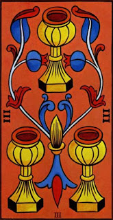 Cliquez pour lire la page sur Ce Qu'il Faut Savoir Sur Le Trois De Coupe Du Tarot De Marseille