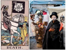 Des Artistes Haïtiens Transforment Le Jeu de Tarot Divinatoire En Scènes de Vie Réelles