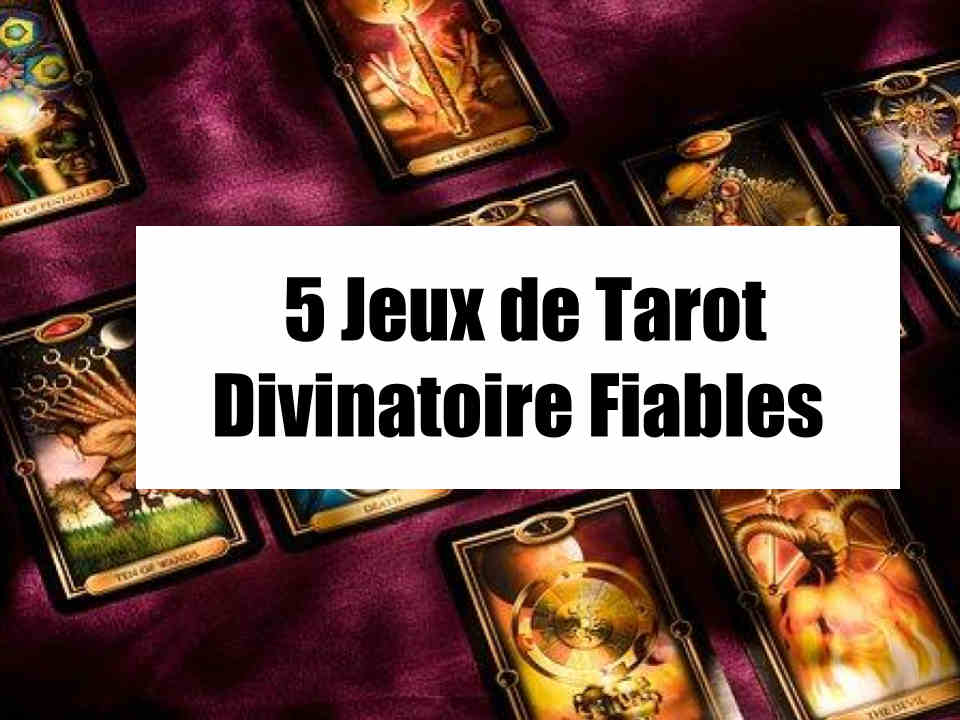 affiche pour le jeu de tarot divinatoire indispensable