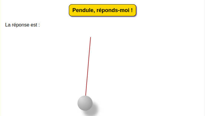 L'image sert de lien vers la page intitulée : Le Pendule Divinatoire, Comment J'obtiens Des Réponses Fiables