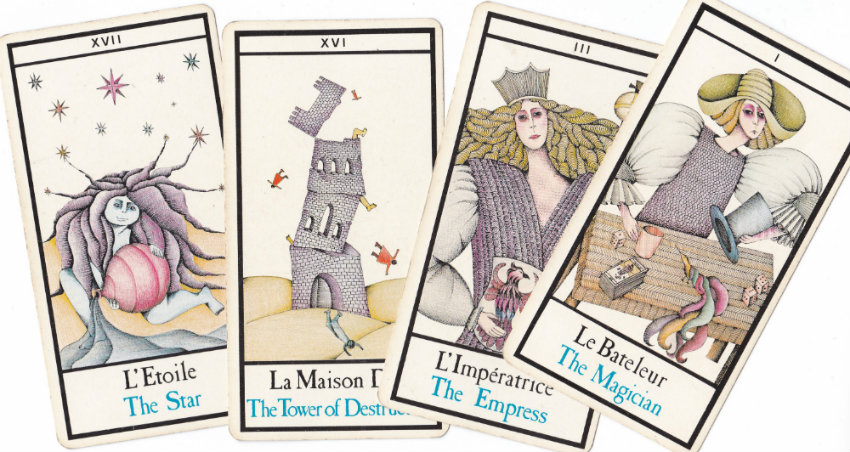 Quelques cartes du tarot de Marseille version Maddonni