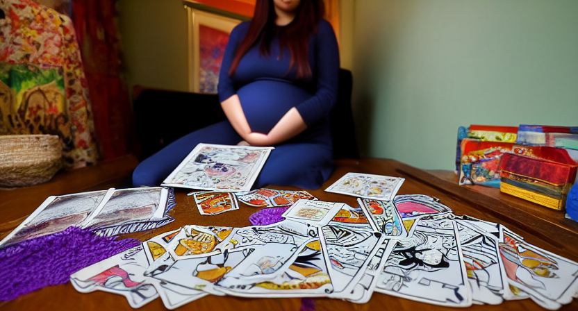 Cliquez sur cette image pour faire un tirage De Tarot Divinatoire Sur La Grossesse